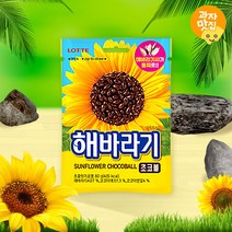 [메가마트]롯데웰푸드 해바라기씨 초코볼 80g, 1개