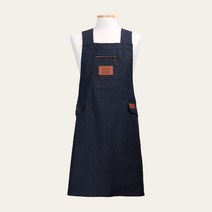 데님앞치마 카페공방식당바리스타미술학원화방네일샵, 진청