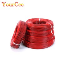 전선관 전선탈피기 전선 주석 도금 구리 절연 전기 자동차 AWG 레드 블랙 와이어 PVC 게이지 10 미터 UL2468 18 20 22 24/26, [03] 22AWG