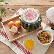 만능 실리콘 뚜컹 덮개 랩 6종 세트, 실리콘덮개 6종 1set