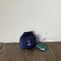체인 선물 양파 키링 대파인형열쇠고리 버섯 인형 커플템 펜덴트 당근 차량용, J 남성 블루 베리 키 체인