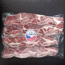 신선한 미국산 초이스등급 LA갈비 구이용(고급형) 1kg, 1개