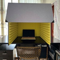 가정용 홈 노래방 1인 방음부스 방송용 bj 녹음부스 노래연습, 1인 방음 부스