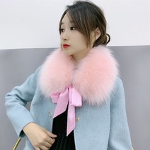 쁘띠 선물 인조 방한 보온 쁘띠 밍크퍼목도리 페이크 여자 숏 모피