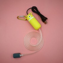 고압펌프 수중 가압 워터 양수기 기름 이중 목적 산소 펌프 실용적인 usb 충전 휴대용 배기 에어 스톤 물고기 탱크 수족관을위한 울트라 사일런트 공기 압축기, 배터리 없이