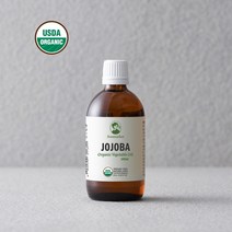 [아로마더] USDA 오가닉 비정제 호호바 오일 100ml 피부 진정