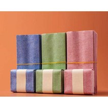 티 쿠키 작은 포장백 색지 봉투 실링 접착 포장지, 수선화 스티커-100개