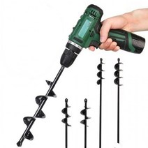 구멍내기 홈 가드닝 땅파기 파종 가든 비트 홀, A