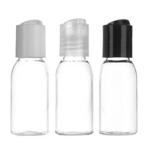 프레스캡 30ml 50ml 60ml 75ml 80ml 100ml 똑딱이캡 공병 화장품, 30ml 투명용기, 흰색캡