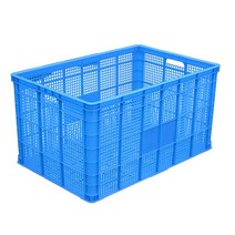 사과박스 배 플라스틱 상자 계육 의류 물류 대형 화물, 430후바스켓 외경：458×325×280파란색