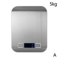 커피저울 주방전자저울 계량저울 5k10kg 고정밀 lcd 디스플레이 미니 전자 주방 저울 식품 강철 무게 저울 균형 저울 포켓 주방 얼룩, A