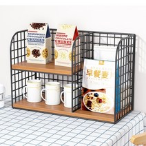해외 직배송 3타입 유행타지 않는 무난한 빈티지 수납 선반 수납랙 진열대 찬장 커피머신수납장 와이어 철제 우드 소재 검수 출고, A.타입