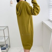 다잇템 여자 후디 민무늬 빅사이즈 임부 롱원피스