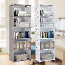 조립식 수납장, 5칸(화이트)