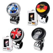 빈츠샵 채어맨H뉴클래식파워봉 기아봉고3ev파워핸들 폭스바겐뉴제타핸들봉 핸들손잡이 보조핸들 차량핸들, 04. 라도파워핸들 크롬블루