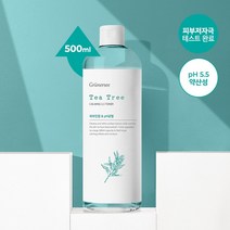 그뤼너씨 티트리 카밍 5.5 토너 500ml 대용량 약산성