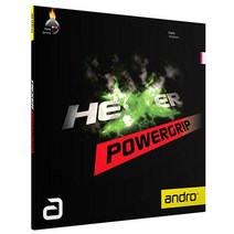 [ANDRO] [안드로] 헥서파워그립 (Hexer PowerGrip) 탁구 러버, RED - 2.1mm