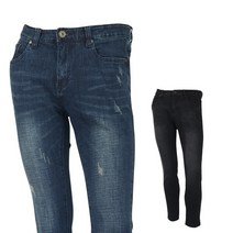 지니어스 남성 스판 나염패턴 기모청바지 MCPJU8012W9