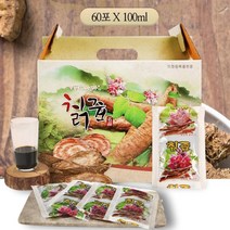 국내산 칡뿌리 추출 원액 100% 칡즙 진액 엑기스 100ml 60포 실속형 선물용 생칡즙, 1개