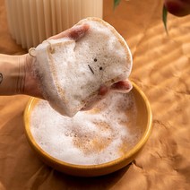 부드러운 천연 셀룰로오스 펄프 식빵 스펀지 생분해 수세미, 고양이발 (CL10001)