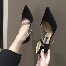 럭키도그 단화 미들힐