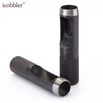 공구 1-25mm 라운드 스틸 가죽 공예 중공 구멍 펀치 도구 커터 벨트 스트랩 허리 시계 밴드 플라스틱 나무 DIY 펀처, [08] 7mm