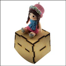 DIY 흔들흔들 오르골 뮤직박스(큐빅 소녀) 만들기 과학교구 뮤직박스 오르골 우드DIY, 엘리후 본상품선택