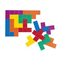 크리스마스 6세수학교구 정사각형5개퍼즐 펜토미노 72p 수업교재 유치원