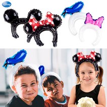 디즈니 은박 풍선 머리띠 미키 미니 도날드덕 데이지, 미키 은박풍선 머리띠