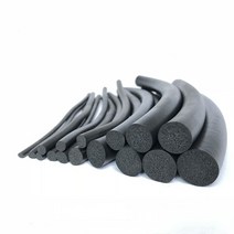 EPDM 고무 폼 스폰지 씰 스트립 원형 Dia. 2mm 3mm 3.5mm 4mm 5mm 6mm 7mm 8mm 9mm 10mm 11mm 12mm 13mm 14mm 15mm, 검은색, 디아. 9mm