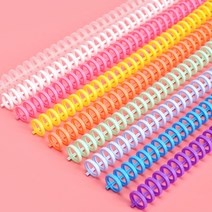 셀프 스프링 제본링 10mm DD-10179, 블랙
