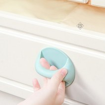 베란다 유리창 손잡이 붙이는 가구 손잡이, 핑크