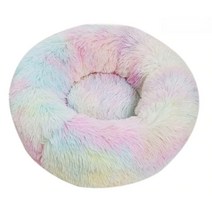 바구니 진정 부드러운 솜털 쿠션 슬리핑 백, 직경 50cm, 무지개