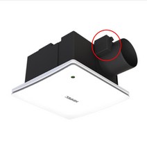힘펠 환풍기 HV3-80XMD-N 전동댐퍼 욕실 화장실, 단품