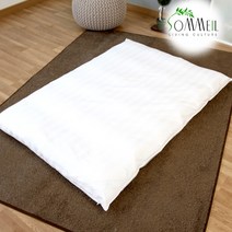 [쏘메일] 유아용 프리미엄 구스 토퍼 + 도비직 홑겹 요커버세트 G98BJ15, 유아용 도비직 홑겹 요커버_그레이