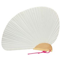 attizone 그리기부채 꾸미기부채 만들기부채 미니부채 미술재료, T10. 조개부채(대)