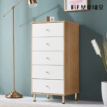 앳홈 골드문 광폭 4단 서랍 수납장, 올메이플