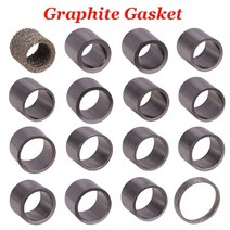 머플러 배기 오토바이 파이프 graphite 가스켓 씰 링 소음기 커넥터 motos 먼지 구덩이 bike motocross 스포츠 액세서리, 35x42x30