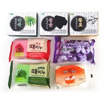 로즈 라벤더 삼백초 한방 때비누 샤워 비누 각질제거, 07.약쑥 한방때비누