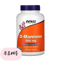 [나우푸드]-M1-D 만노스 디마노스 500mg 240개입, 1개, 240정, 240정