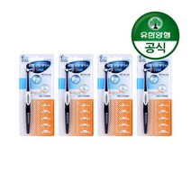 유한양행 [본사직영] 유한덴탈케어 원미닛 교체형 치실(홀더+리필 6입), 4개