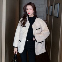 트랜드클릭 여성 후리스 자켓 플리스 뽀글이 점퍼 오버핏 qh91