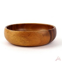 아카시아 식기 볼 그릇 샐러드 원목 우드 나무 다용도 디저트