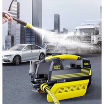 자동차 세척기 220v 브러시 워터 펌프 고압 물총, 버전A(10m수도관+일반물총)