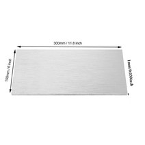 마그네슘보드 판넬 패널 1pcs 99.9% 마그네슘 합금 시트 Mg 플레이트 플랫 전기 도금 Anodes 실험 양극 CNC, 12 1x120x500mm, 12 1x120x500mm