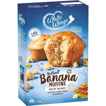 화이트윙스 바나나 머핀 455g White Wings Banana Muffin, 1팩