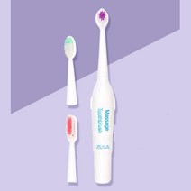 건전지형 작은헤드 전동 칫솔+리필모2px2개 치아관리, 교체용 전동칫솔