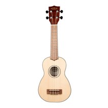 KALA 카라 우쿨렐레 Travel Series 얇은 바디 솔리드 스프루 스톱 소프라노 KA-SSTU-S (케이스 포함) []