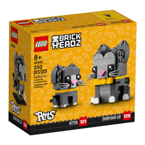 레고 LEGO 40441 브릭헤즈 브리티시 쇼트헤어, 혼합색상