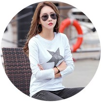 Genpezer 무드 무지 티셔츠 긴팔티 반팔티 기본 의류 옷 봄 가을 겨울 여성 여자 라운드 V넥